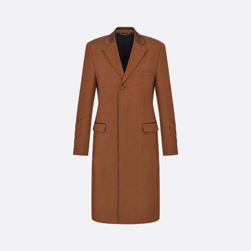  DIOR迪奥 22年春夏 男士 大衣 Manteau a detail sur les manches 283C354A5180_C181