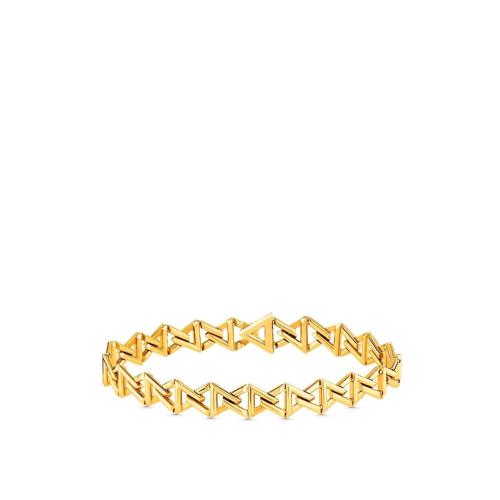  LV路易威登 22年秋冬 女士 手镯 LV VOLT 1*w*8K金手镯 Q95973 Q95972 Q95971 预定商品2-8周发货