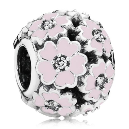 PANDORA/潘多拉 女士粉色时尚魅力樱草花串珠 791488EN68