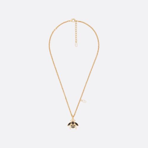  DIOR迪奥 22年秋冬 男士 项链 小蜜蜂吊坠项链 N1864HOMGM_D372