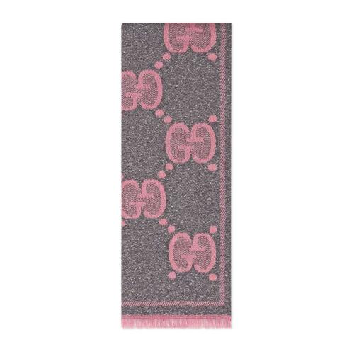  GUCCI古驰 22年秋冬 女士 GG羊毛提花围巾 598993 3GC15 1272