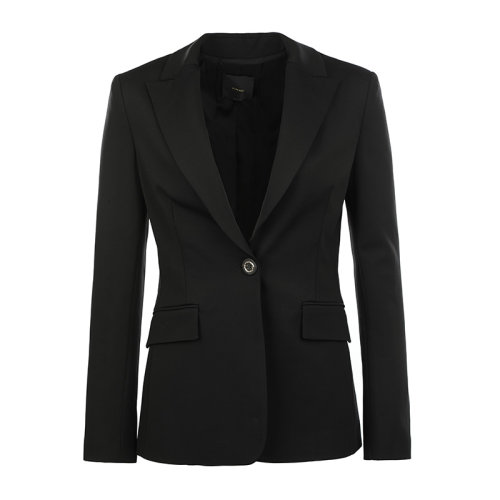 Pinko/品高22春夏纯色修身一粒扣女士西服便西1G17L45872