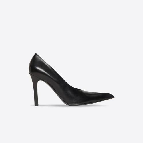  BALENCIAGA巴黎世家 22年秋冬 女士 高跟凉鞋 Womens Odeon 100mm Pump in Black 694840WBC911