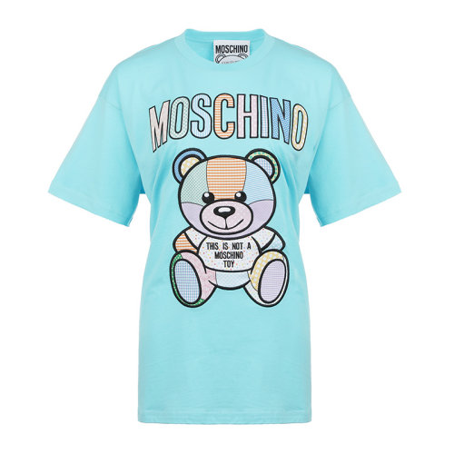 MOSCHINO/莫斯奇诺22春夏女士短袖T恤 V070704412