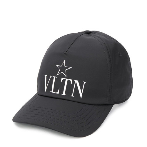 Valentino/华伦天奴  时尚简约 VLTN星星印花 男士黑色帽子 TY2HDA10NZX0NI  HKY015C