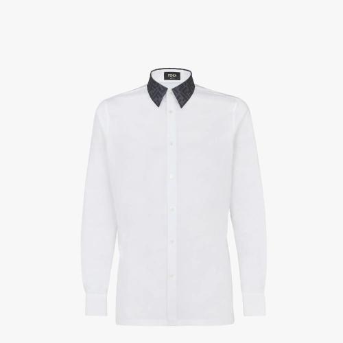  FENDI芬迪 22年秋冬 男士 长袖衬衫 Shirt FS0751A4S6F0D8A