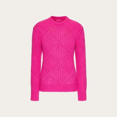  VALENTINO华伦天奴 22年秋冬 男士 针织衫 PULL RAS-DU-COU EN LAINE a MOTIF GéOMéTRIQUE 1