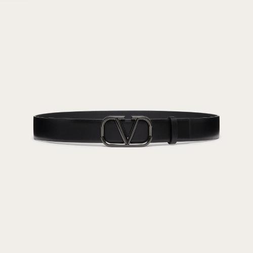  VALENTINO华伦天奴 22年秋冬 女士 腰带 CEINTURE VLOGO SIGNATURE EN VEAU BRILLANT. HAUTEUR 预定商品1-3周发货