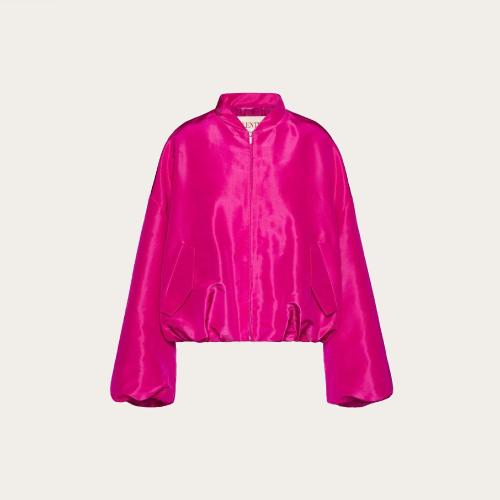  VALENTINO华伦天奴 22年秋冬 女士 长袖衬衫 BOMBER REMBOURRé EN FAILLE XB0CI0T56DEQ0L