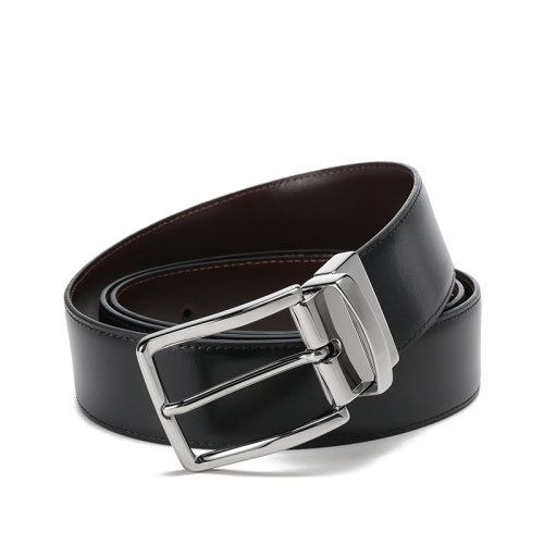 Longchamp/珑骧【22春夏新款】男士DELTA BOX系列牛皮可裁剪针扣式双面皮带腰带3.5cm 7705 022