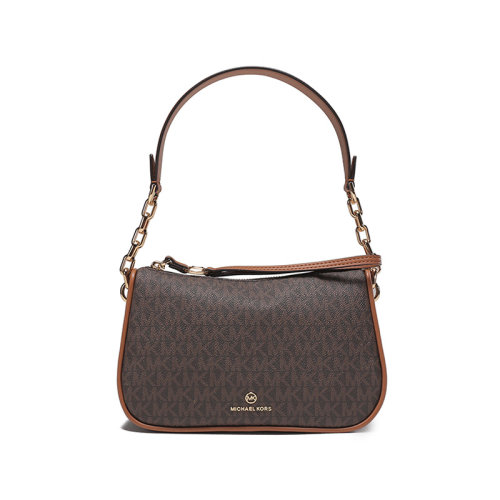 MichaelKors/迈克·科尔斯【22秋冬新款】女士JetSetCharm系列人造革手提单肩包腋下包老花大号32T2GT9U3B