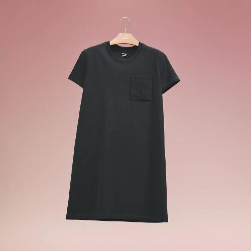  HERMES爱马仕 22年秋冬 女士 连衣裙 Robe droite poche brodee H2H4512DU0234