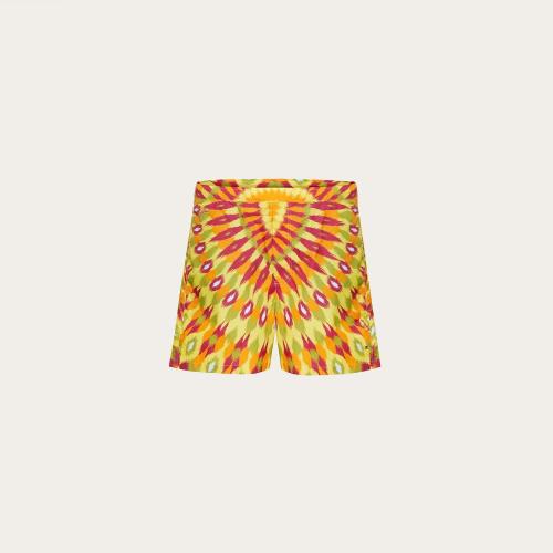  VALENTINO华伦天奴 22年秋冬 男士 短裤 SHORT DE BAIN EN NYLON A_VEC IMPRIMé ROUND RAIN 1