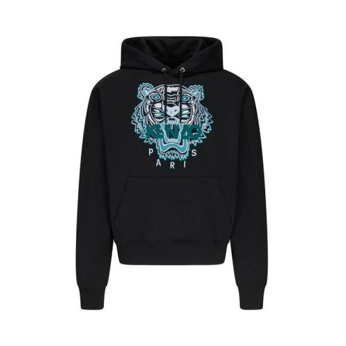  KENZO/高田贤三 男士黑色老虎刺绣连帽衫 FA65SW3104XA-99 PLFSX