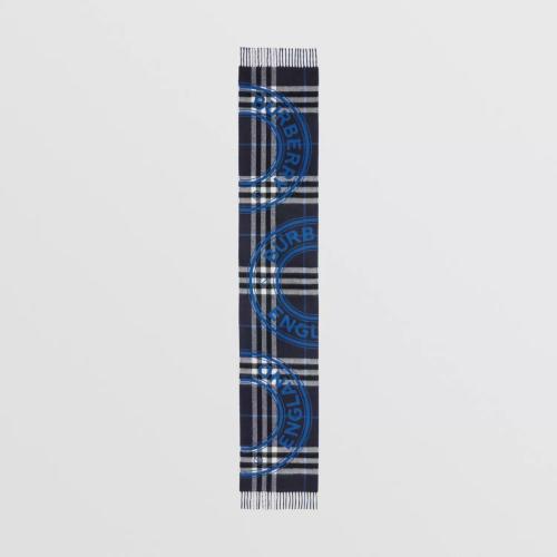  BURBERRY 22年秋冬 女士 蒙太奇印花羊绒围巾 80609431