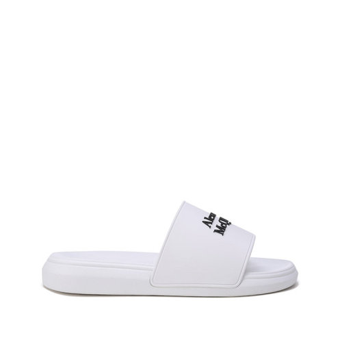 Alexander McQueen/亚历山大麦昆【22春夏新款】男士橡胶拖鞋凉拖 663564 W4RF0
