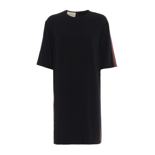 GUCCI/古驰   女装 服装 粘胶纤维圆领短袖半袖T恤式 女士连衣裙裙装