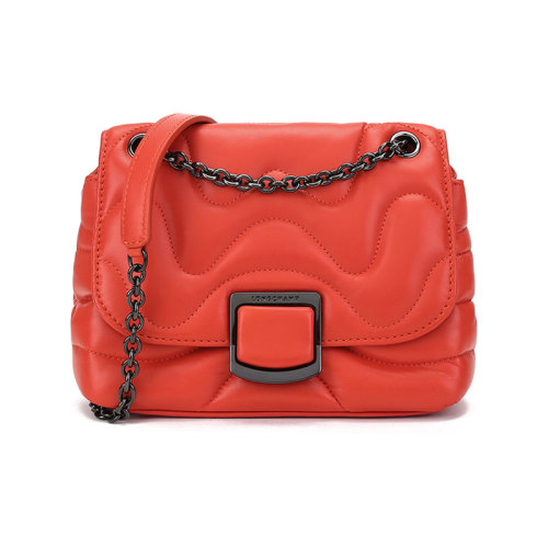 Longchamp/珑骧 女士BRIOCHE系列小号羊皮手提单肩斜挎包 10130 HXW