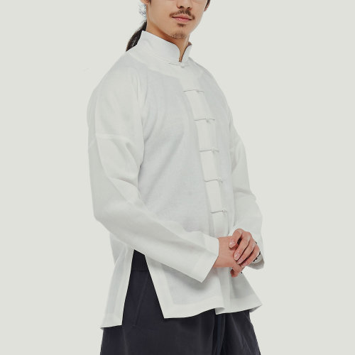 JLMT/净莲满堂  民国对襟小衫  薄亚麻 男唐装