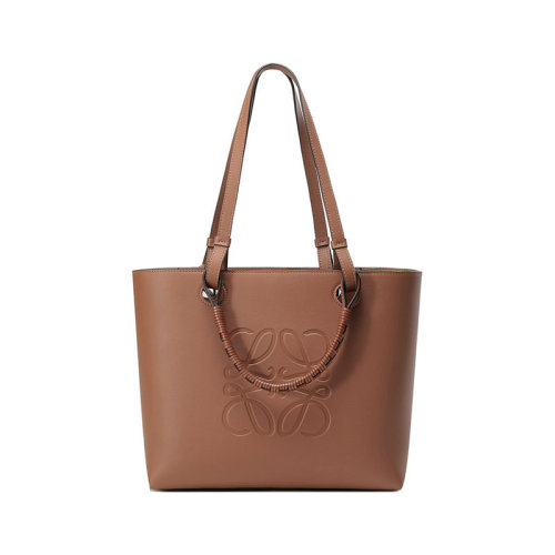LOEWE/罗意威 女士牛皮革Anagram Tote手提单肩包托特包购物袋小号 A717S72X02