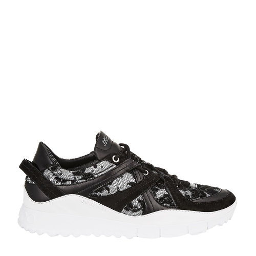 Jimmy Choo/周仰杰 女士休闲运动鞋 SEATTLE FKL网面压花皮革混制运动休闲鞋