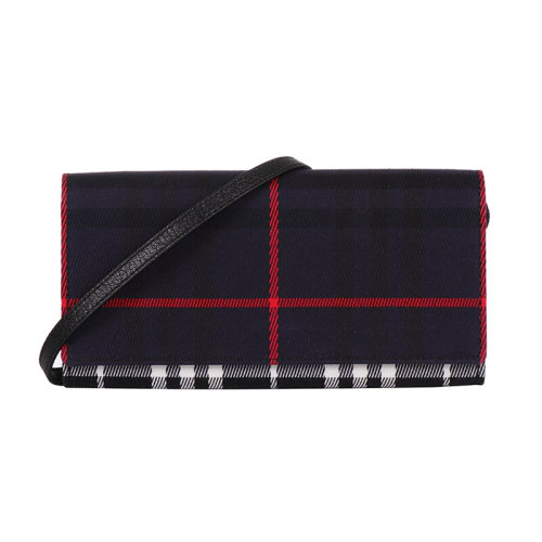 BURBERRY/博柏利 女士织物格纹单肩斜挎钱包钱夹 4076090