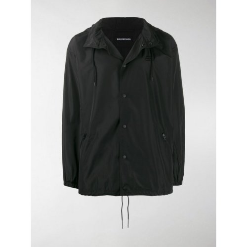  Balenciaga/巴黎世家 男士黑色涤纶夹克 584023 TYD36 1000 PLFSX