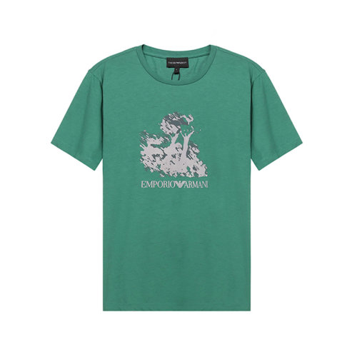 Emporio Armani/安普里奥阿玛尼 男士短袖T恤棉质圆领LOGO印花图案 6K1T6Q 1JQ4Z