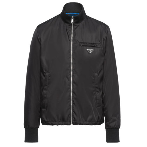 PRADA/普拉达  男装 男士 黑色尼龙时尚夹克外套 SGM346-S2021WQ8-F0002