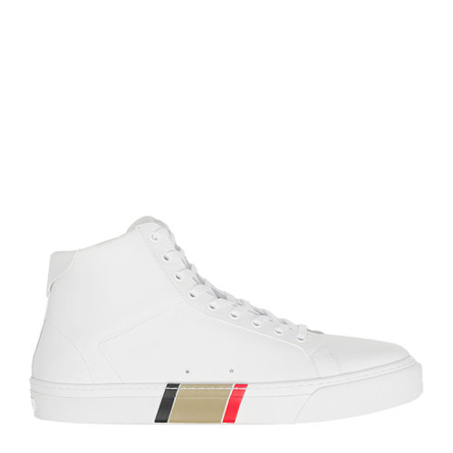 BURBERRY/博柏利 生物基鞋底皮革高帮运动鞋 80415761