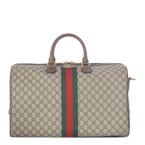 GUCCI/古驰 Ophidia系列中号GG旅行袋帆布/配皮 547953 9C2ST