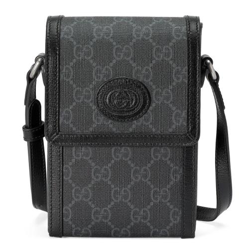 GUCCI古驰 22年秋冬 男士 互扣式双G迷你手袋 699402 92TCF 1000