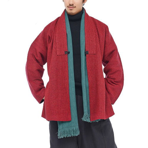 JLMT/净莲满堂  民国对襟短褂 柞蚕丝 男唐装