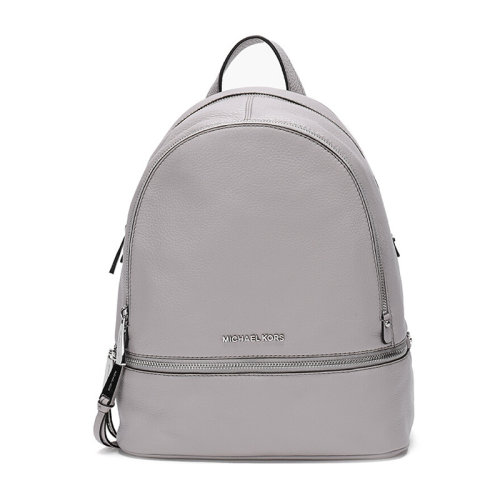 Michael Kors/迈克·科尔斯  女包 女士灰色牛皮时尚拉链双肩包 30S5SEZB1L081