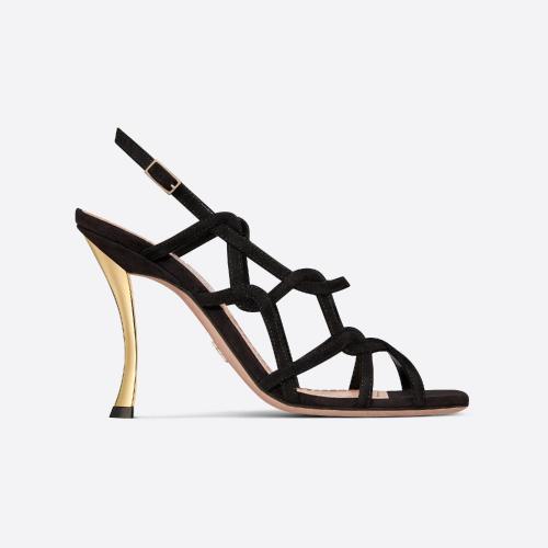  DIOR迪奥 22年秋冬 女士 高跟凉鞋 Sandale a talon D-Fame KCQ777VVV_S900