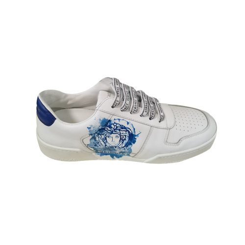 VERSACE/范思哲 运动鞋男士低帮渲染休闲板鞋时尚小白鞋