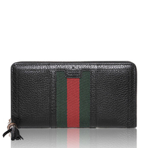 GUCCI 古驰 女士流苏竹节长款拉链钱包 353651 A7MAG 1060