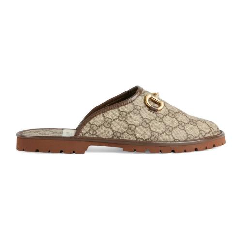  GUCCI古驰 22年秋冬 男士 男士马衔扣拖鞋 655571 96G60 9762