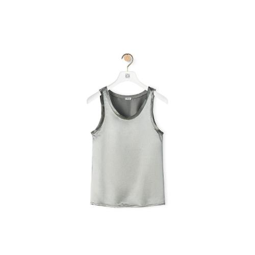  LOEWE罗意威 22年秋冬 女士 背心 Tank top in satin S359Y07X42-9370