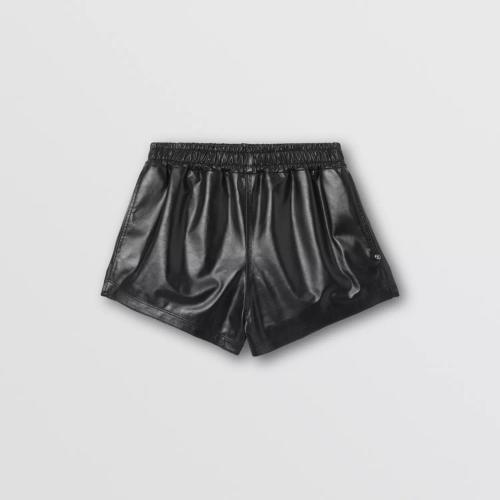  BURBERRY 22年秋冬 女士 皮革短裤 80632671