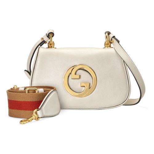  GUCCI古驰 22年秋冬 女士 圆形互扣式双G迷你手袋 698643 UXXAG 9161