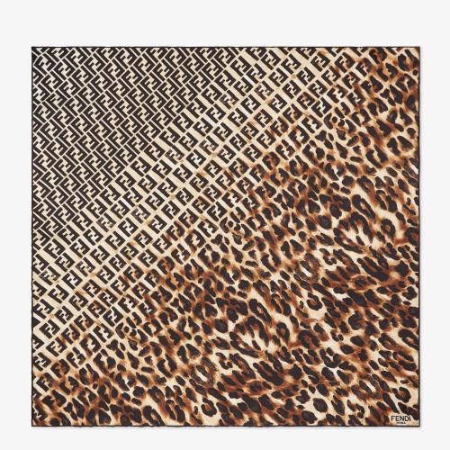  FENDI芬迪 22年秋冬 女士 围巾 FF SPLASH围巾 FXT091A6DLF15SH