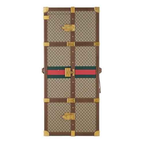  GUCCI古驰 22年秋冬 女士 饰织带行李箱 194058 UVAAT 8358