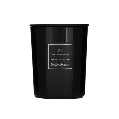 YSL圣罗兰 衣典系列黑瓶高定香薰木质香 香氛蜡烛165g「学术大道24号」