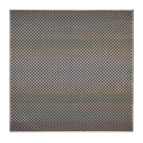  GUCCI古驰 22年秋冬 女士 GG 提花披肩 558274 3GC46 1400