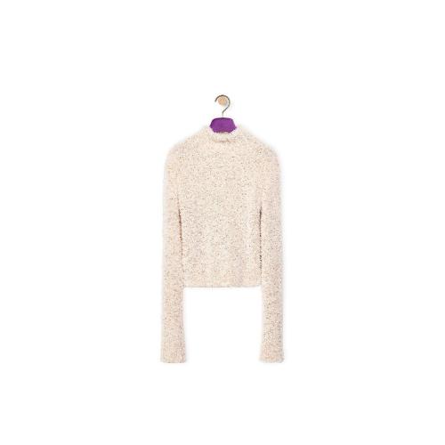  LOEWE罗意威 22年秋冬 女士 针织衫 Sequin sweater in polyamide S540Y14KA8-2120