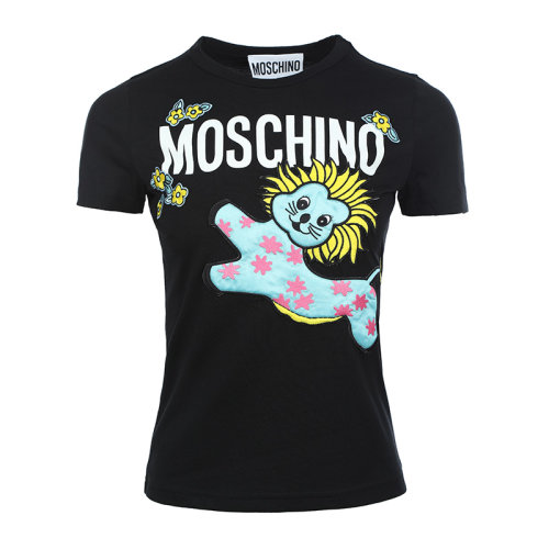 MOSCHINO/莫斯奇诺22春夏女士短袖T恤A071304413