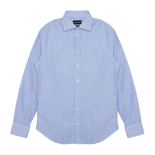 Emporio Armani/安普里奥阿玛尼 蓝色 男士长袖衬衫 A1CM8L-A1C20-039 年