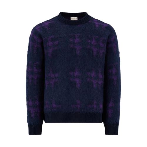  MONCLER蒙可蒙克莱 22年秋冬 男士 针织衫 Wool %26 Mohair Jumper H20919C00024M2351P76