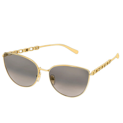 Louis Vuitton/路易威登新款 女士灰黑色渐变镜片MY LV CHAIN猫眼太阳镜Z1521W